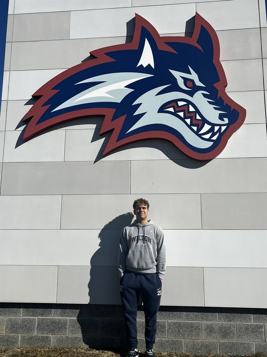 Had a great visit today at Stonybrook, thank you to <a href="/CoachWillAhrens/">Coach Will Ahrens</a> for the invite.