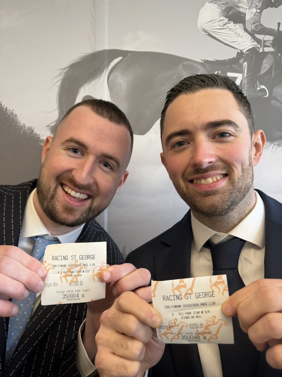 ProSportsAdvice's tweet photo. £17,500 Won on the first race at Cheltenham🐴✅

@lukeh180 had £1,000 on for Charity 🤝 https://t.co/qqvrk9Hiew