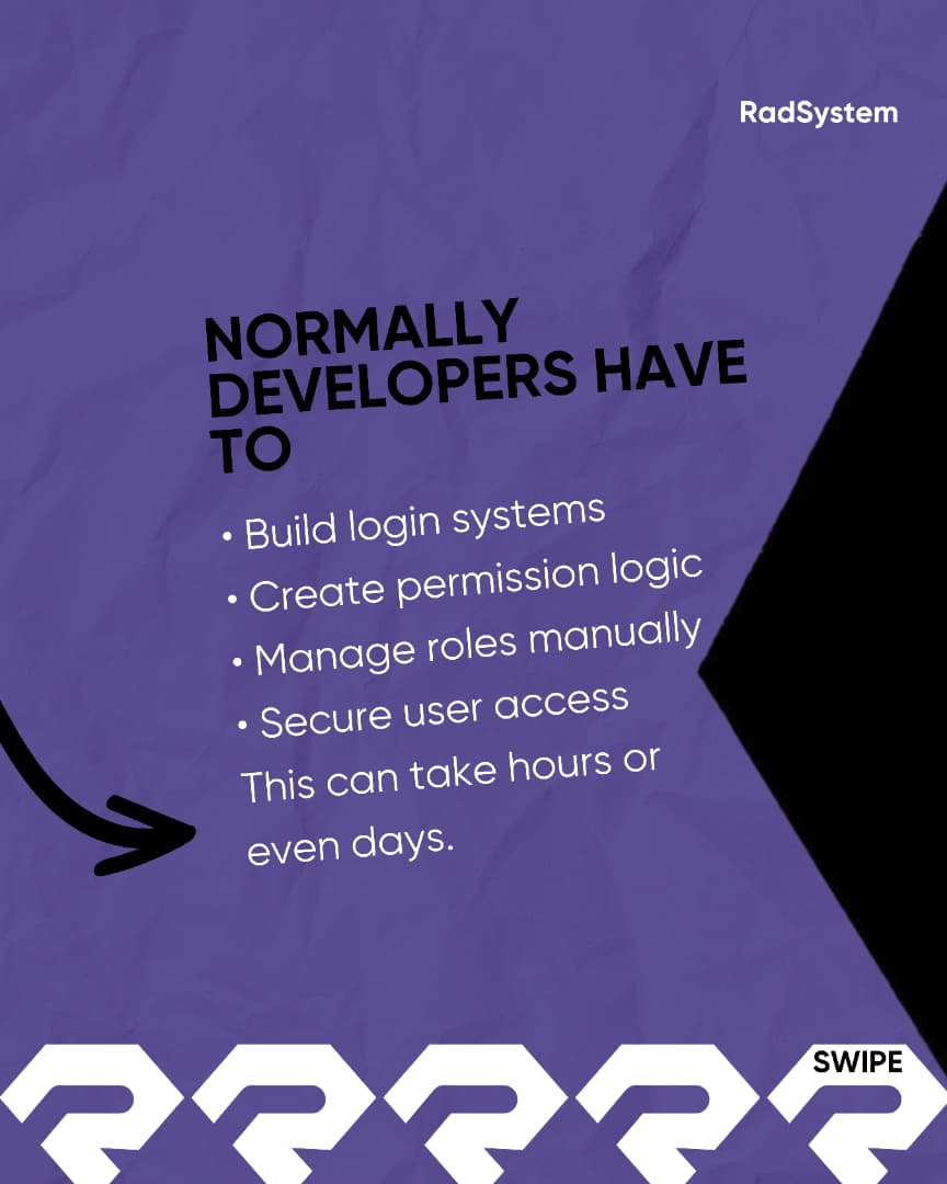 myradsystems's tweet photo. With RadSystems, authentication, permissions, and role management are built-in, helping you build secure applications faster.

Download RadSystems and start building smarter.

#WebDevelopment #LowCode #DevTools #Programming #RadSystems https://t.co/SXur9PVPMq