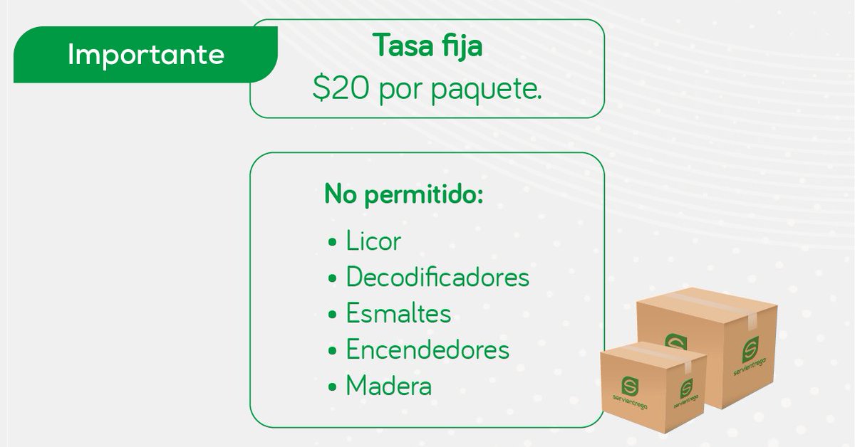 Servientrega International USA tweet media