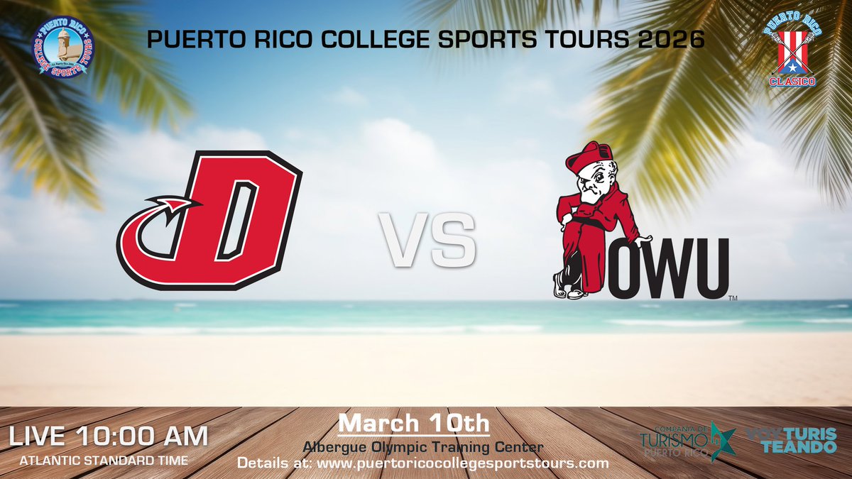 Puerto Rico College Sports Tours tweet media