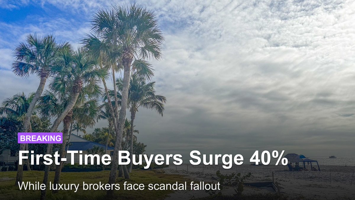 darekhomel's tweet photo. .

While the real estate world fixates on broker scandals, first-time luxury buyers surged 40% in February. Smart money is quietly moving on 3-year low mortgage rates and rare seller concessions. ...

🚨 Palm Beach's luxury market is having a moment nobody's talking about https://t.co/fvfEPPIi7S