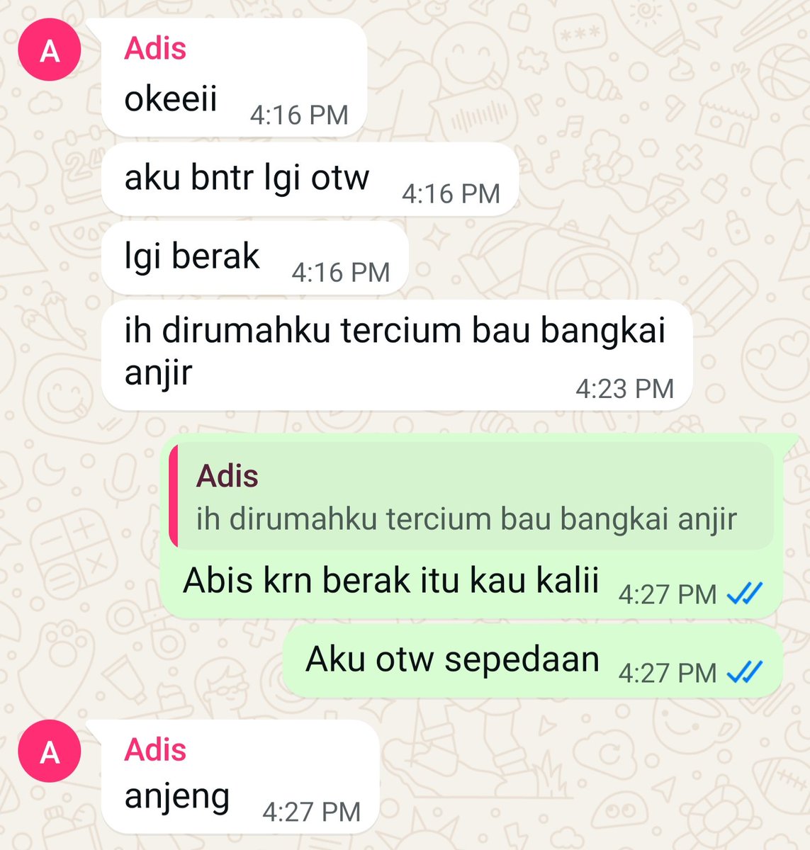 aperaf's tweet photo. Sebuah percakap-punk. https://t.co/8dxqnyX3va