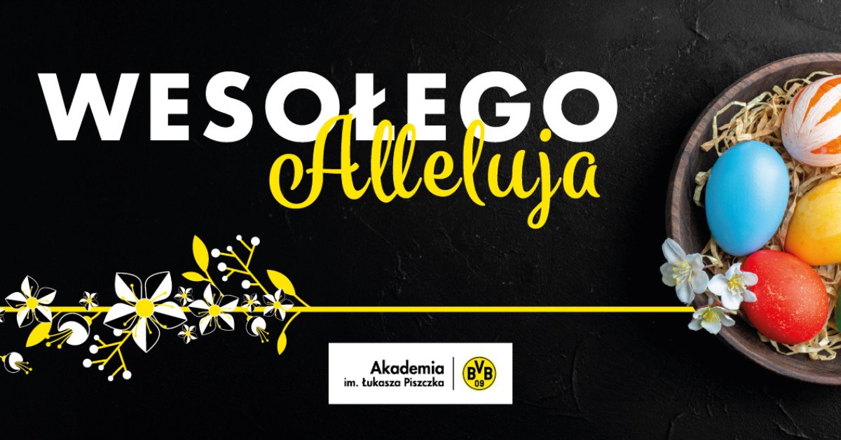 AkademiaBVB's tweet photo. 🌿🐣 Wesołych Świąt Wielkanocnych! 🖤💛⚽

Z okazji Świąt Wielkanocnych życzyMY dużo zdrowia, radości i spokoju.

Niech ten wyjątkowy czas będzie chwilą wytchnienia, a wiosenna energia doda sił do realizacji sportowych i życiowych celów.

Wesołego Alleluja!

🐣🐥🐣 https://t.co/YcEZsYN6GU