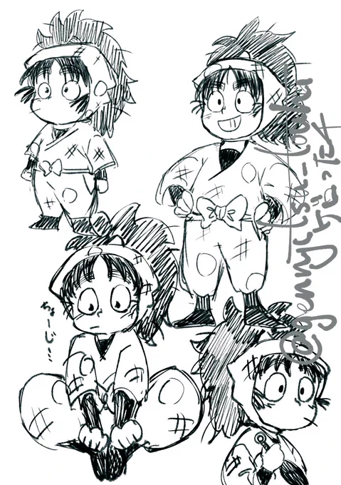 昨日迷走しながら描いた1️⃣年生こへ 
