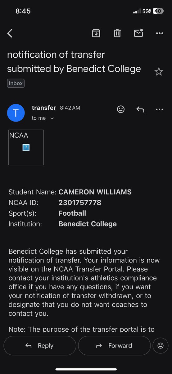 Cam “Primetime” Williams tweet media