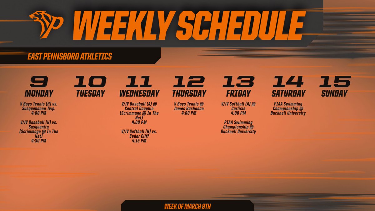 East Pennsboro Athletics tweet media