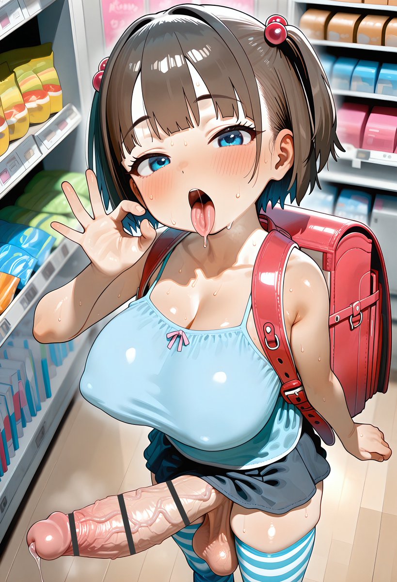 スーパーにヤバイガキ居た😱