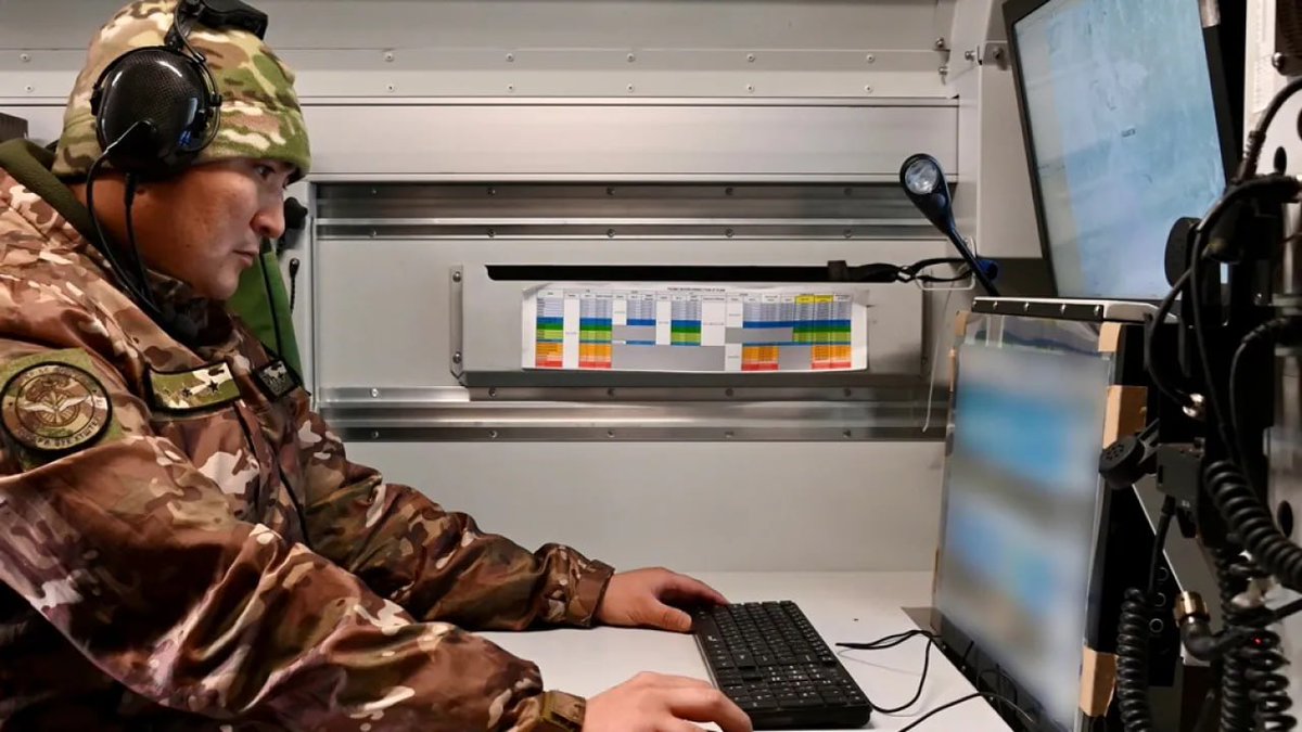 modgovkz's tweet photo. Today marks the Day of the Electronic Warfare Forces Specialist 
Since Independence, this area of activity of the Armed Forces has been dynamically developing and is equipped with modern multifunctional complexes. https://t.co/q65JnH1wqn