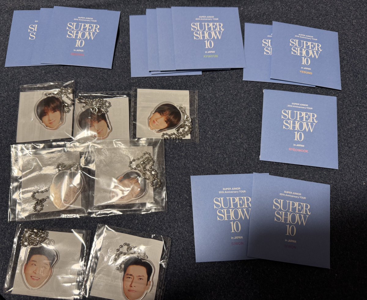 SUPER SHOW 10 SUPER JUNIOR スパショ スジュ ランダムトイ ガチャ交換希望

譲）画像参照

求）同種のウニョク、アクキーのキョウヒョ

都内手渡しor郵送
お気軽にお声掛けください。