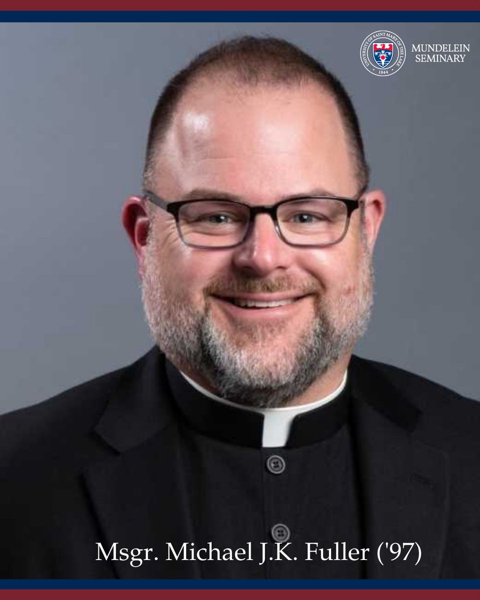 MundeleinSem's tweet image. Pope Leo XIV has bestowed the designation of “Chaplain to His Holiness” upon Reverend Michael J.K. Fuller (’97), General Secretary of @USCCB. His impact remains a vital part of our #formation legacy. Read more: bit.ly/47pYEHj @RockfordDiocese @archchicago