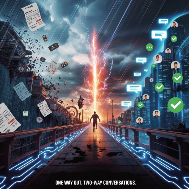 InfoSlips's tweet photo. Ever feel like customer communications are just yelling into the void? Can you stop statements, bills, and notices from vanishing into the abyss and Bridge the Blind Channel?
Play here: https://t.co/oLnWzaOvn2 https://t.co/y38Tllvmjz