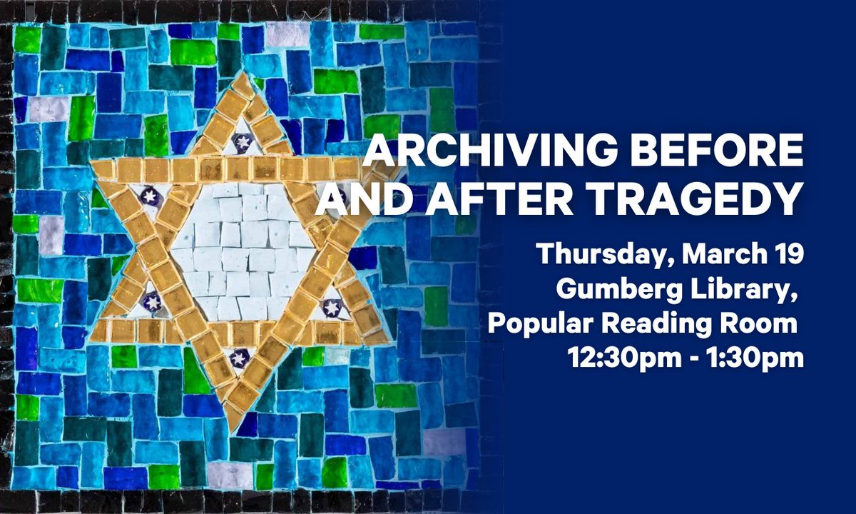 Gumberg Library tweet media