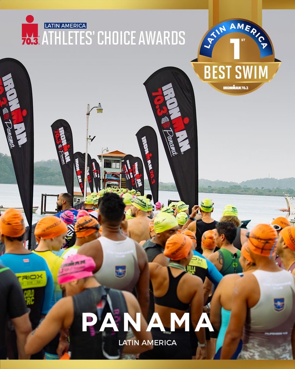 rina_fishi's tweet photo. Como panameña me llena de orgullo que la ruta de natación del IRONMAN 70.3 Panama sea la #1 de Latam 2025! Y como organizadora pues más aún! Panamá puede con esto y mucho más! Si o que? @Mayer @ATP_panama 
Ironman 70.3 Panamá 22 de marzo 2026. https://t.co/I8lbVZg1sf