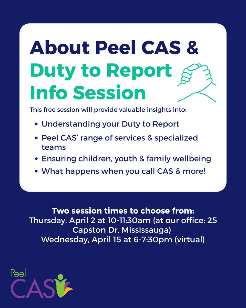 Peel Children's Aid Society tweet media