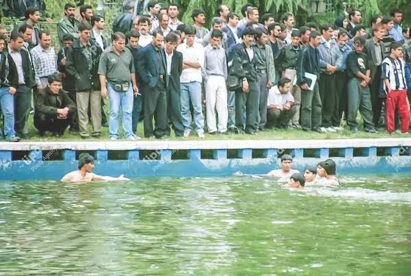Hemadnazari's tweet photo. This is NOT war.

On May 4, 2002, six schoolgirls drowned during a school trip at the lake in Park-e Shahr, Tehran. The small boat they boarded was overloaded and capsized.

Six children lost their lives in a city park.

Not during war.
Not from foreign attacks.

But from negligence, lack of safety standards, and a system that repeatedly fails to protect its own people.

#عكس_جنگ_نيست