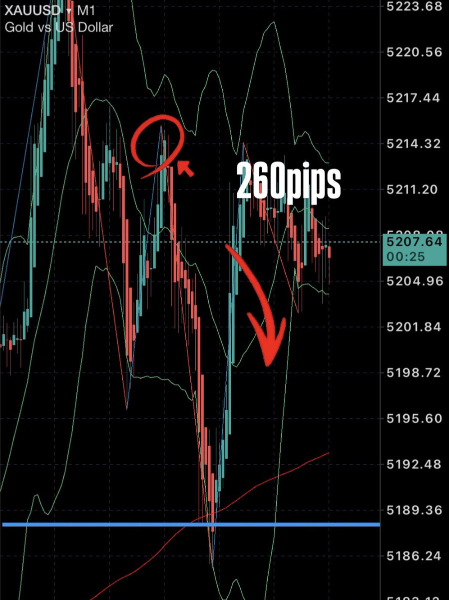 TOM_GOLDXAUUSD's tweet photo. GOLD グループ先出し‼️

ショート ＋260pips

1日一発でこの値幅、、笑
まさに爆益

悪いな、王は俺だ。
みんなを勝たせる、ただそれだけ https://t.co/XYLbT8QF4a
