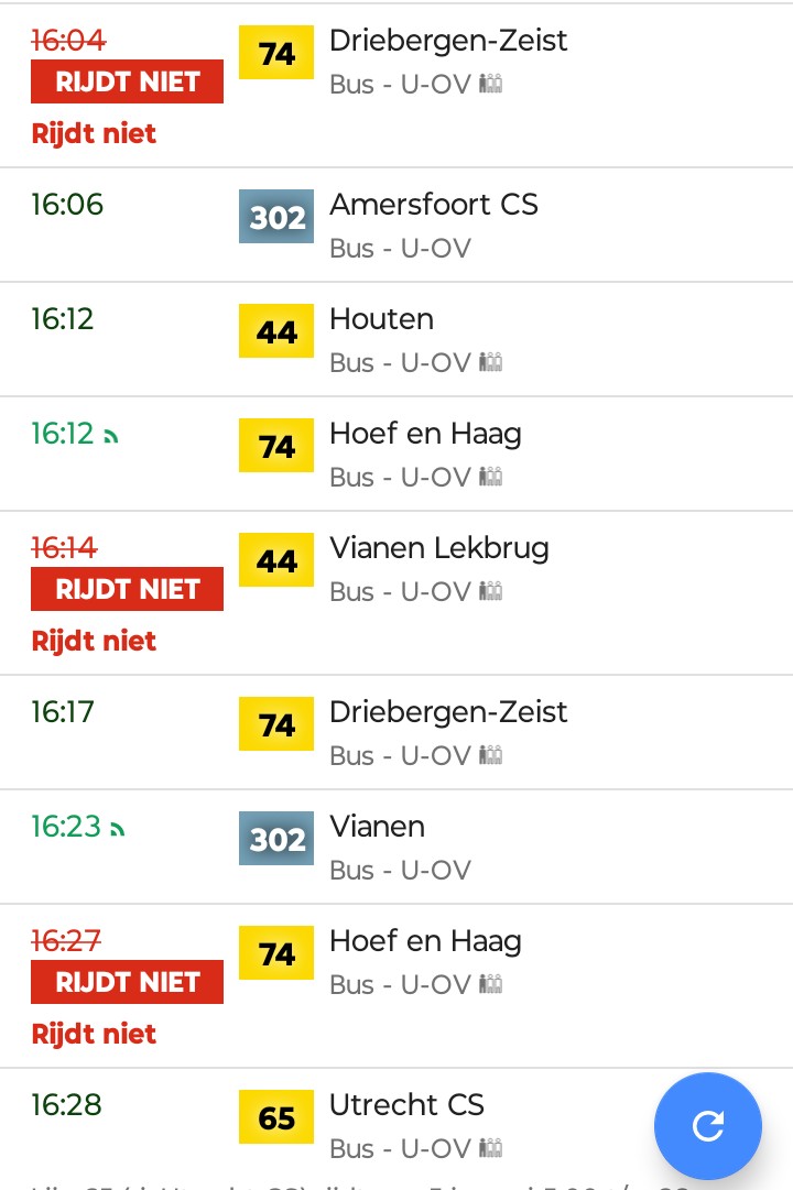 StopGeweld_Nu's tweet photo. Zo fijn openbaar vervoer in de regio Utrecht, IJsselstein ,Nieuwegein, Zeist 🙄
#TransdevNL #TransdevUtrecht #Transdev030 #UOV 

Doe er wat aan @ProvUtrecht @GemeenteUtrecht @Gem_Nieuwegein @gem_ijsselstein @GLUtrecht @GroenLinksPU gratis ov voor dit wanbeleid van @Transdev_NL https://t.co/ULDE9r7puV
