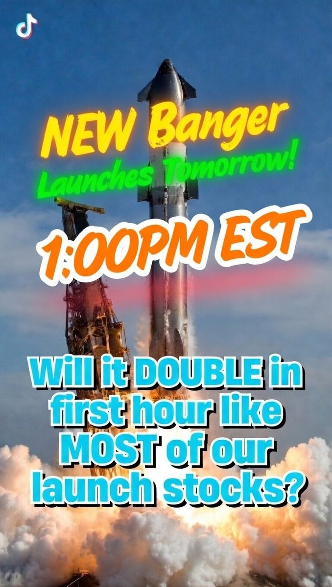 WallStreetRprtr's tweet photo. NEXT SUPER STOCK launches tomorrow!!
our next #TenBagger?
1PM EST
🚀🚀🚀 https://t.co/i7ykmfFOHi