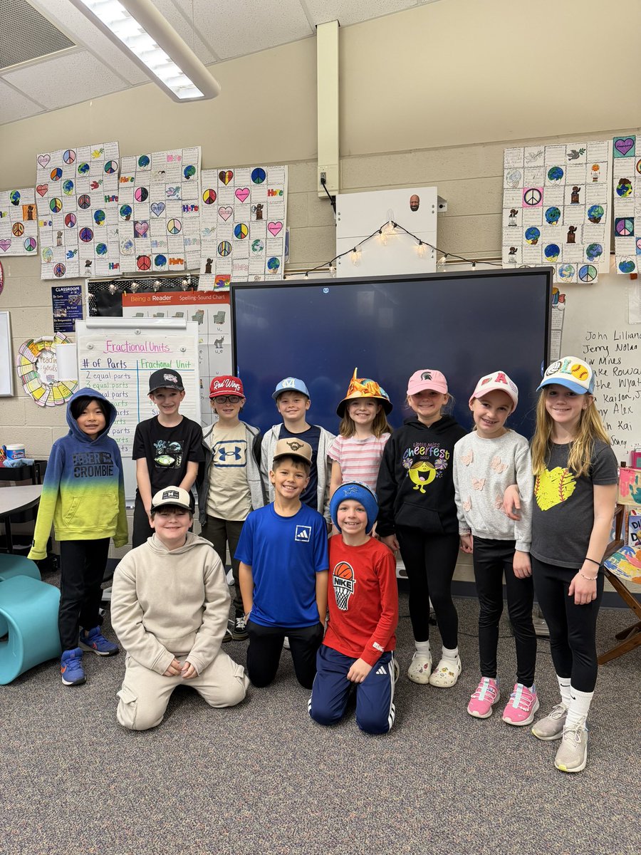 March is Reading Month spirit day: Hat Day!