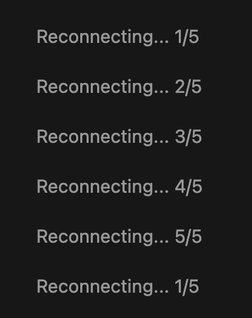 neoglassic's tweet photo. @thsottiaux Serious uptick in Reconnecting... last day or two. https://t.co/mL3MUmtpw8