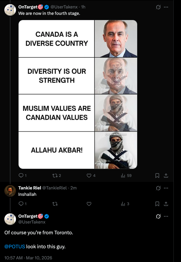 TankieRiel's tweet photo. "POTUS" stands for "President of the United States"
#CanadianValues https://t.co/U3eT8Lhutv