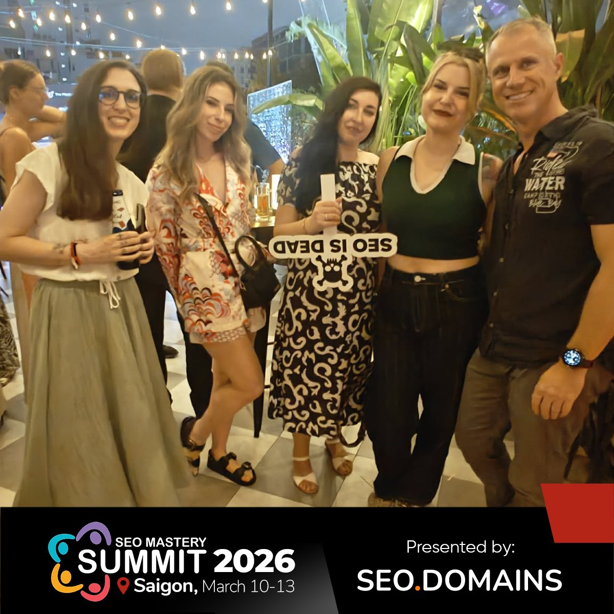 SEOdotDomains's tweet photo. Day 1 of #SEOMasterySummit 2026 is officially live in Saigon! 🇻🇳

Following from home? Check our live blog for daily updates and photos straight from the event floor. 👉 https://t.co/srGDIhyghH

#SEODomains #SEOEvent #AgedDomains #AICitations #SEO https://t.co/EPMbXGWS4z