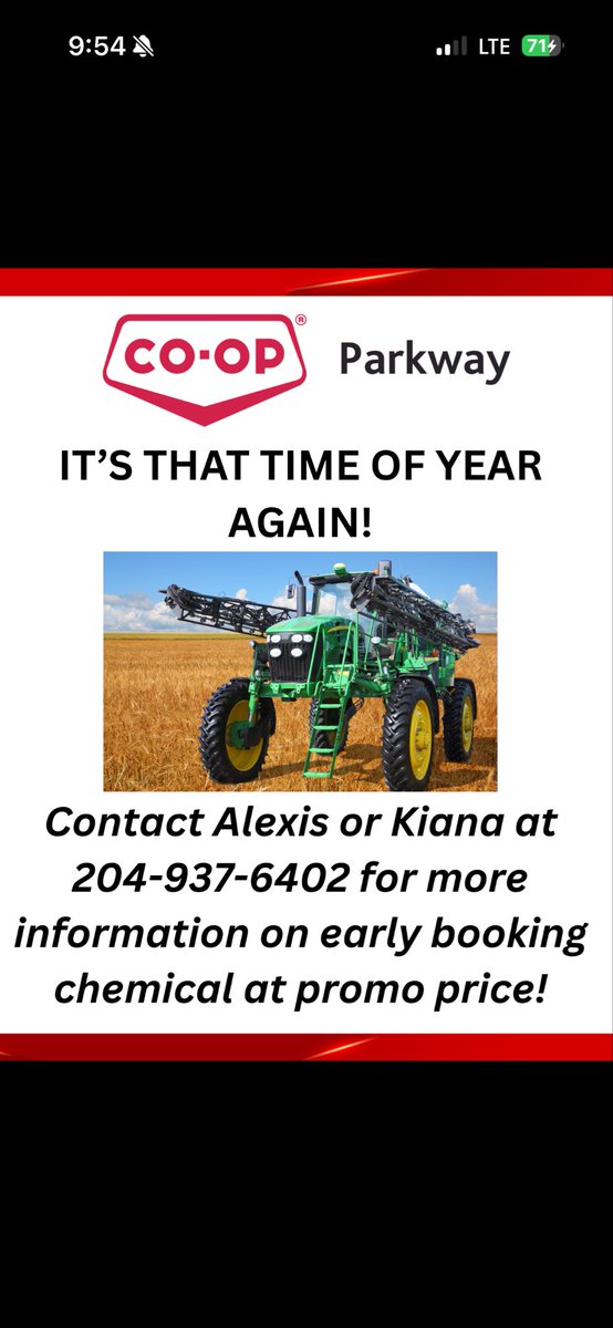 Call Alexis or Kiana for more information on pre-booking your 2026 crop needs!