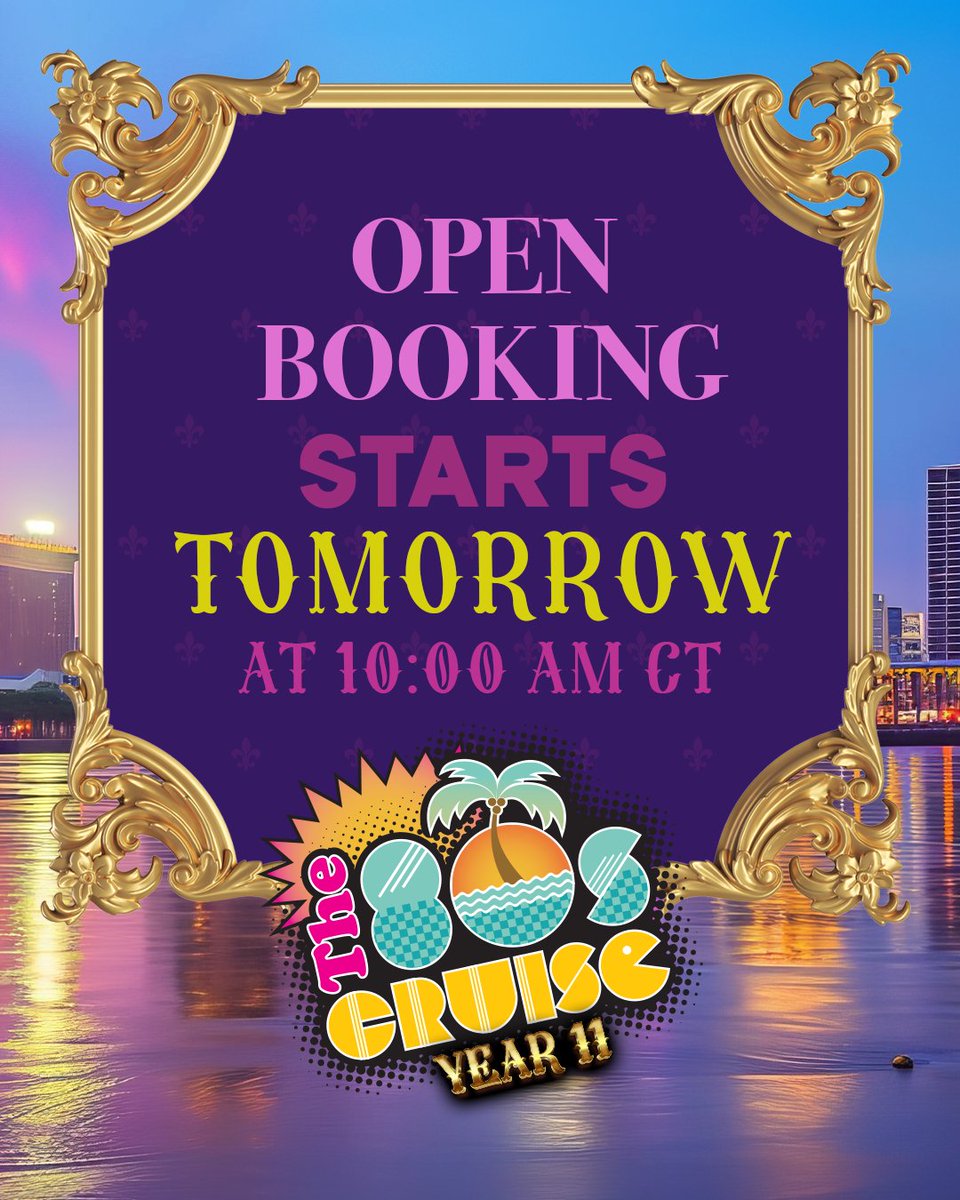 The 80s Cruise tweet media