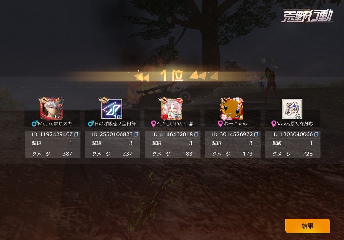manticore_0123's tweet photo. まんちこあ☃WIN

3/10 23:30 11𝐤𝐢𝐥𝐥 KO🥇

#McoreWIN https://t.co/ChPT25YY8r