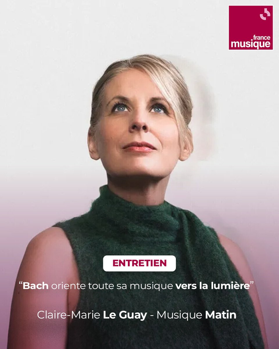 francemusique's tweet photo. En 2015 paraissait son premier album Bach. Claire-Marie Le Guay revient aujourd’hui au compositeur avec un nouvel enregistrement de ses œuvres, accompagné d’un livre intime, "Que la joie demeure", dans lequel elle dialogue avec l’académicien Erik Orsenna➡️ https://t.co/YNQEEIn5Bh https://t.co/tc1PrG3oCG