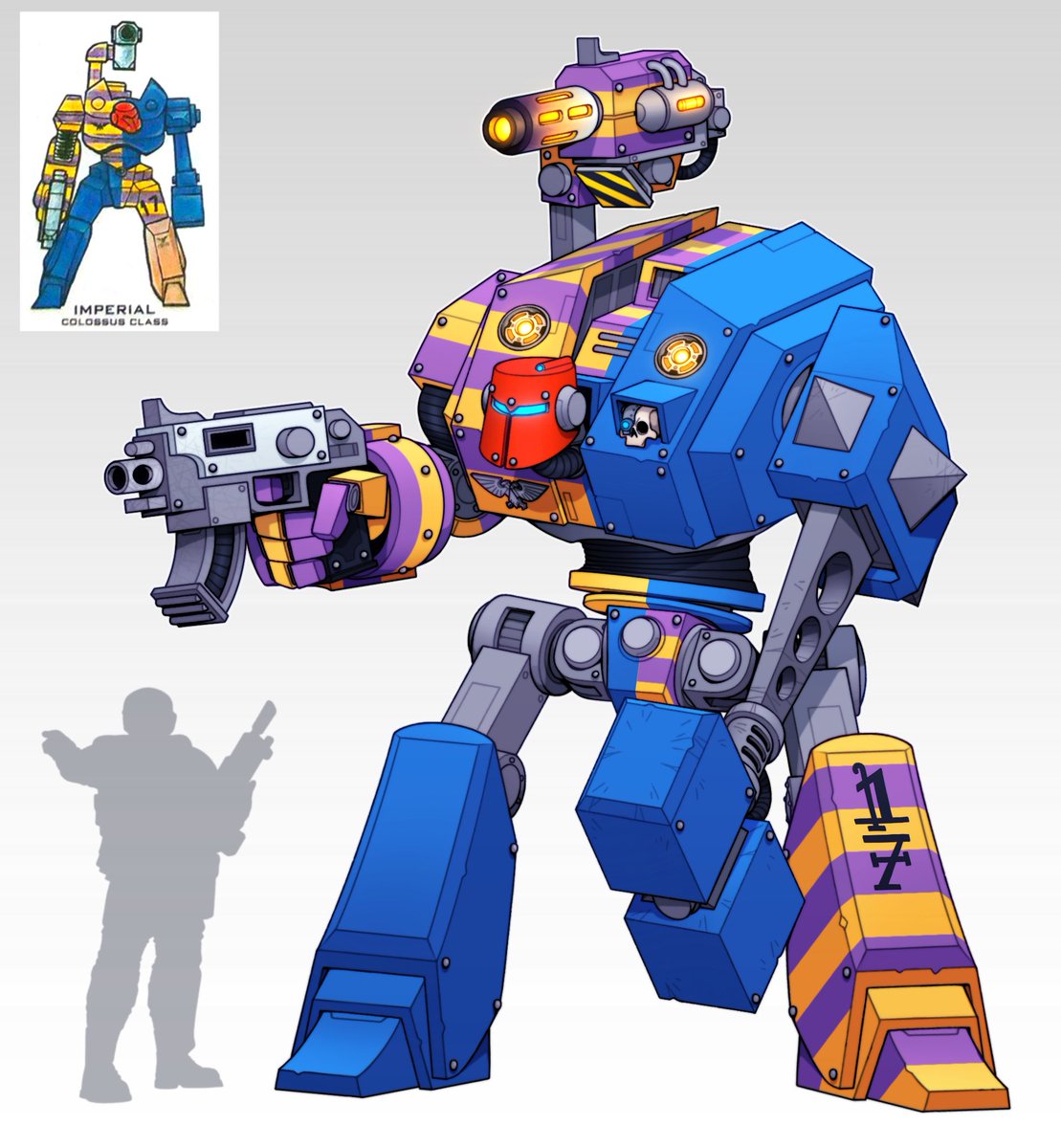 ChumiiCham's tweet photo. Colossus Imperial Robot 🤖 https://t.co/YDHGc2BRKQ