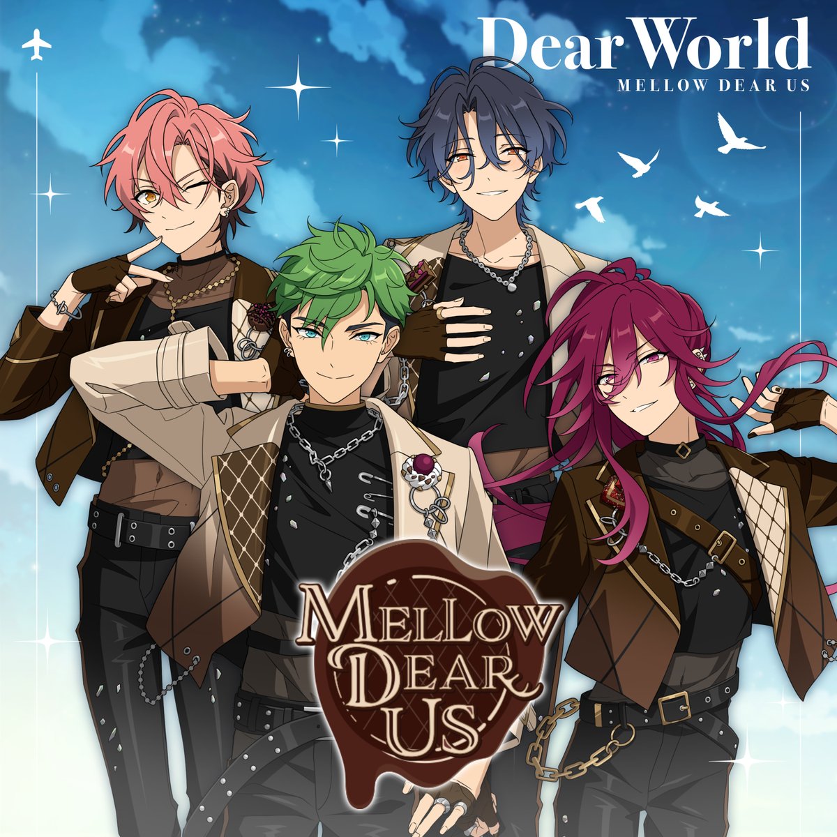 📢お知らせ📢
┈┈┈┈┈┈┈┈┈┈┈┈
MELLOW DEAR US
♫3曲同時配信スタート♫
┈┈┈┈┈┈┈┈┈┈┈┈
ショートver.が大好評の
『Dear World』『Mellow Addiction』フルver.に加え
新曲『BUBBLE GUM DANCE』配信開始❗️

ぜひお聴きください🍫

#あんスタ #MELLOW_DEAR_US
#メロアス日本デビュー