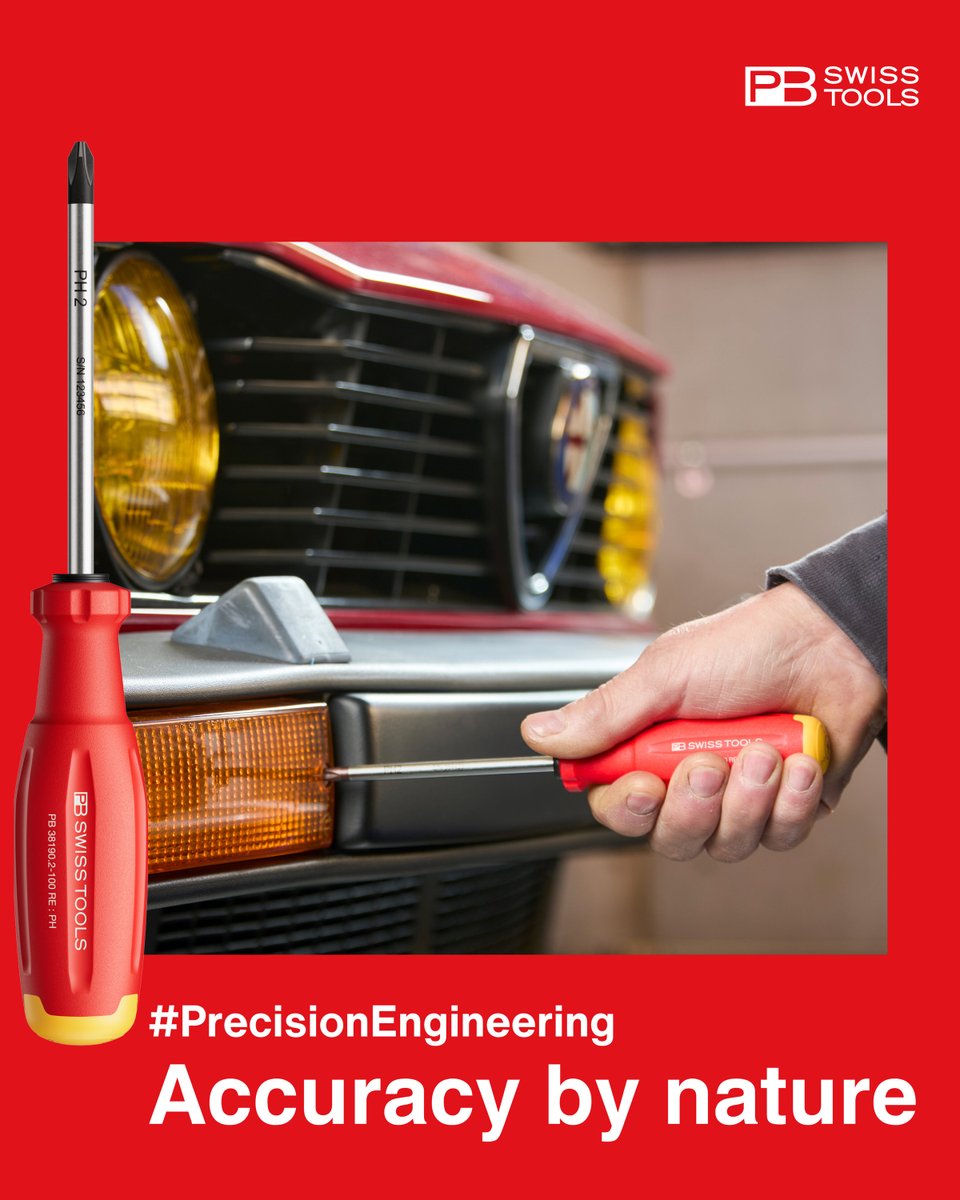 PBSwissTools's tweet photo. Precision isn’t added later -  it’s built in from the start.

PB Swiss Tools are engineered to feel right and perform right, naturally.

No adjustment needed.

#PBSwissTools #PrecisionEngineering #SwissMade #ToolPrecision #ProfessionalGrade #EngineeringQuality https://t.co/xcx8d9lzlV