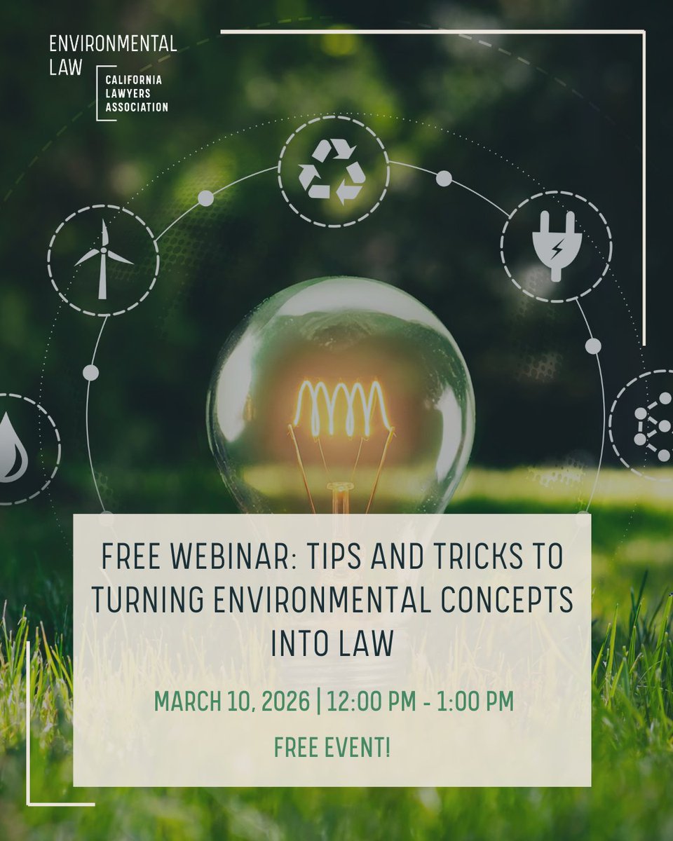 CLA Environmental Law Section tweet media