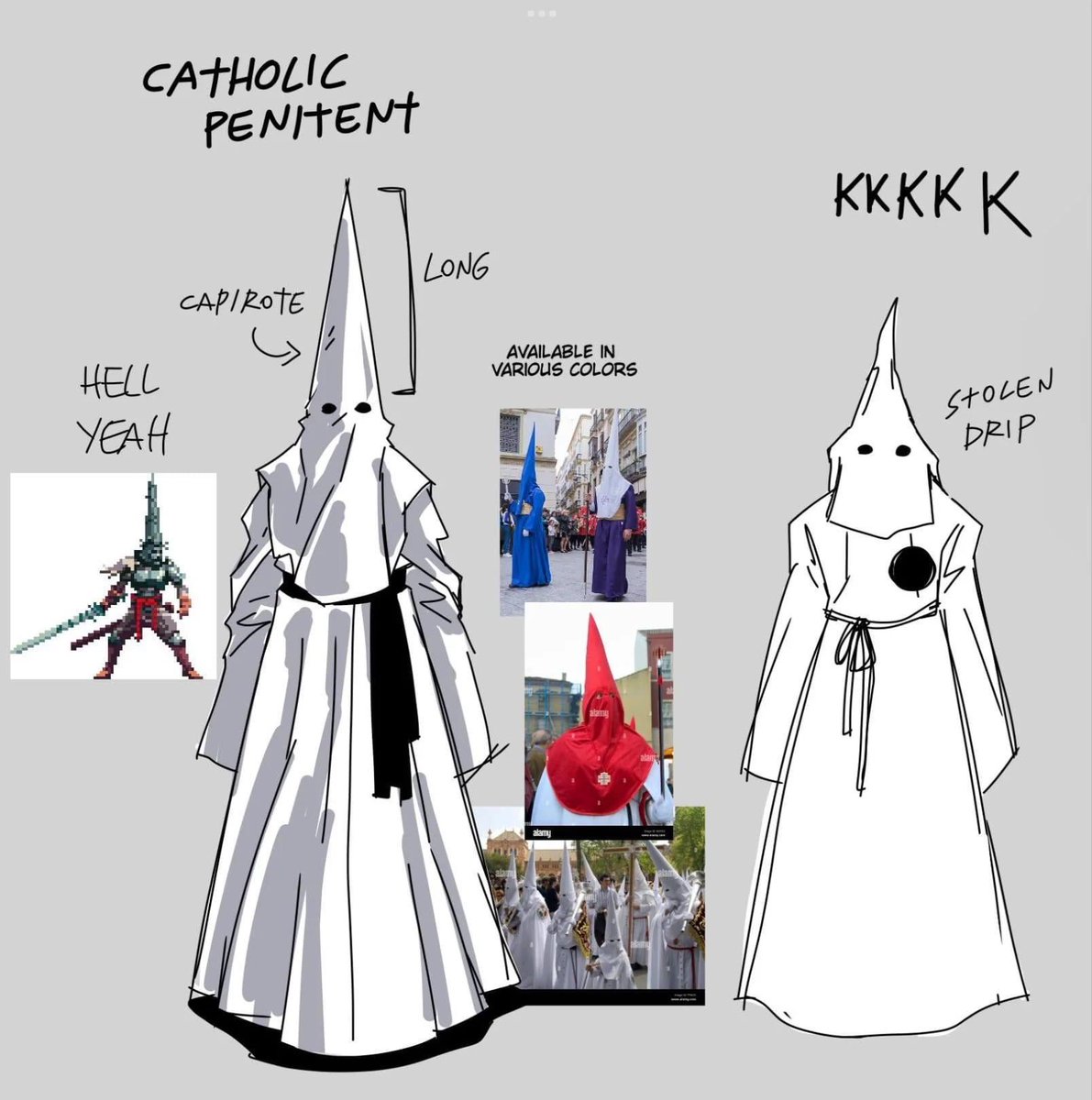 I am BEGGING Americans to learn what a capirote is.