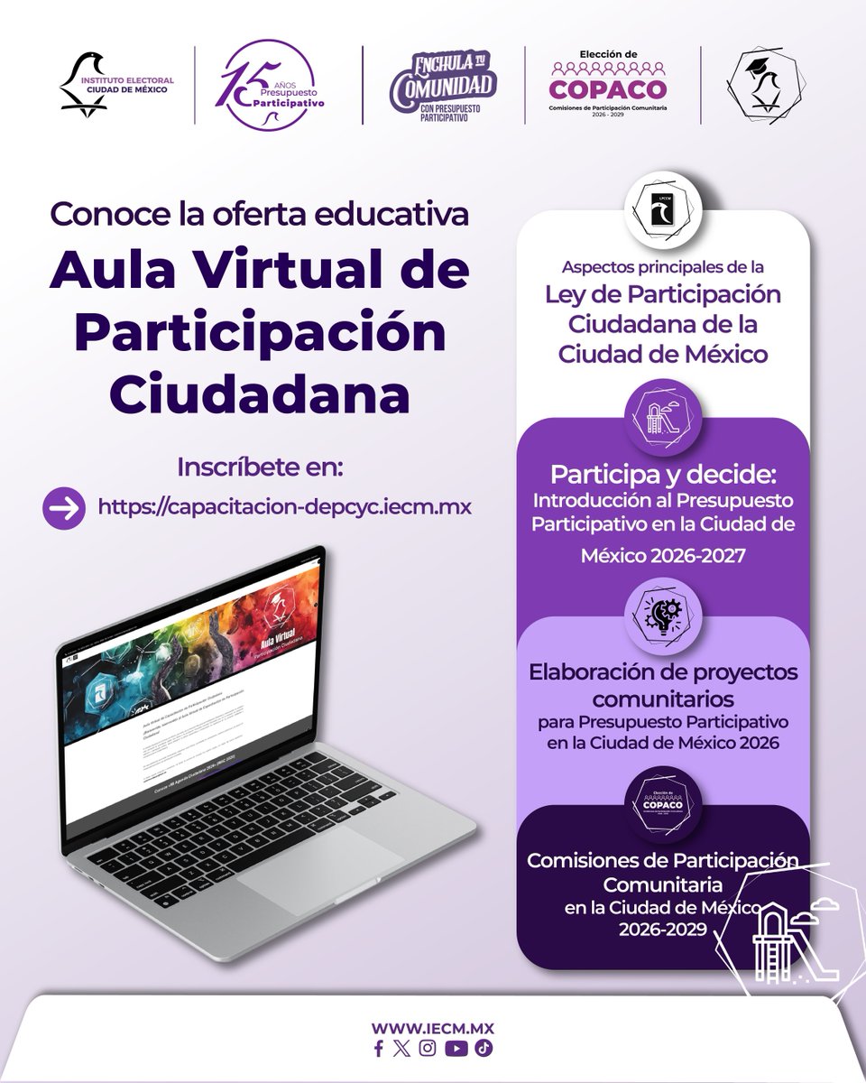 Participación IECM tweet media