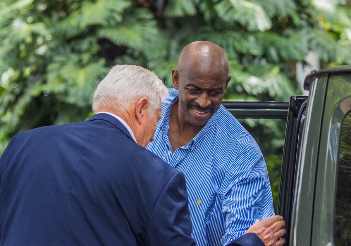 Image for the Tweet beginning: Photographs from Herbert Mensah’s visit