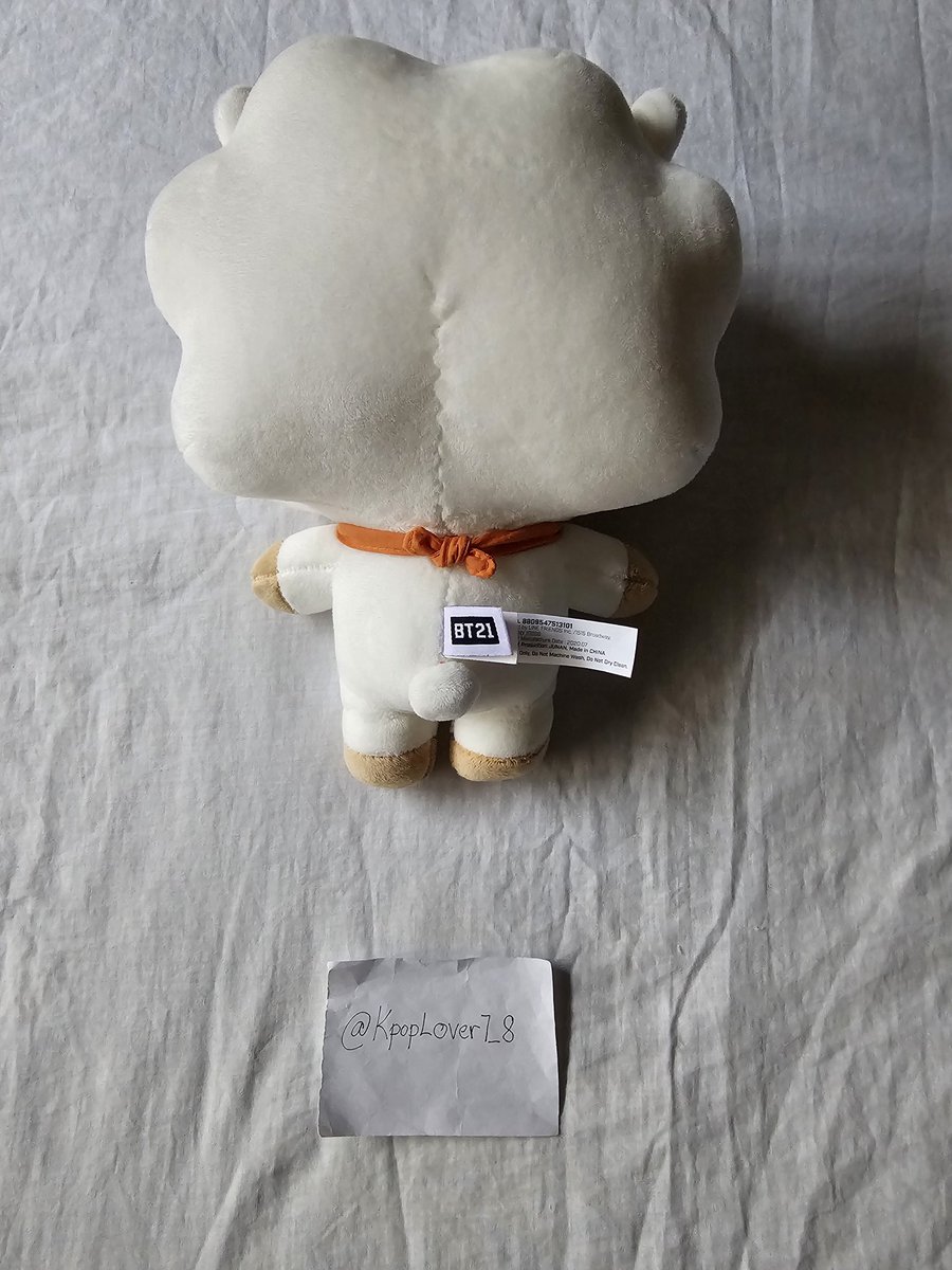 WTS LFB PH
BT21 Light Up Cheeks RJ Baby Lighting Standing Doll (w/o the box)

⏳️RUSH SALE⏳️

-300 php 
-official, onhand, doll is clean
-Gcash, Jnt

BTS Jin RM Jimin J-hope Suga Taehyung/V Jungkook Cooky Koya Shooky Mang Chimmy Tata