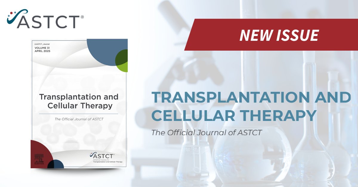 Transplantation and Cellular Therapy Journal tweet media