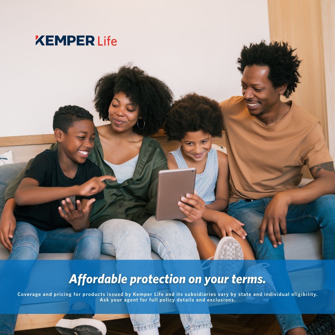 KemperInsurance's tweet image. Kemper Life Safeguard Term Life Insurance is affordable protection on your terms. Connect with one of our agents today to get a quote: ow.ly/qtBw50YrMWV

 #KemperLifeInsurance #TermLifeInsurance #KemperLife #GetLifeInsurance