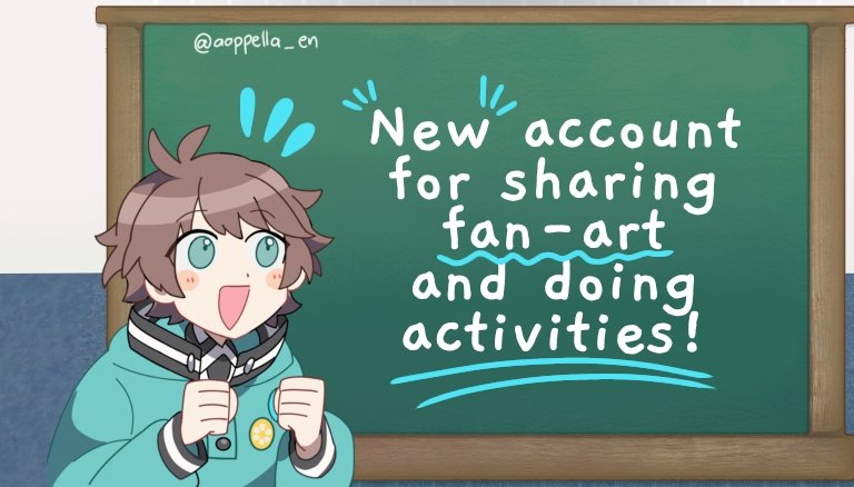 [✨] A new account has appeared!
🎉 <a href="/aoppella_fan/">–Aoppella!?– FAN</a> 🎉 where the community can interact a lot more!
The popularity poll and other activities will be done there from now on
