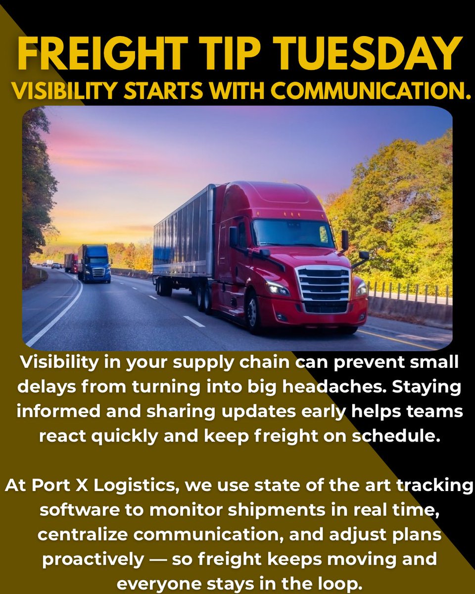 Port X Logistics tweet media