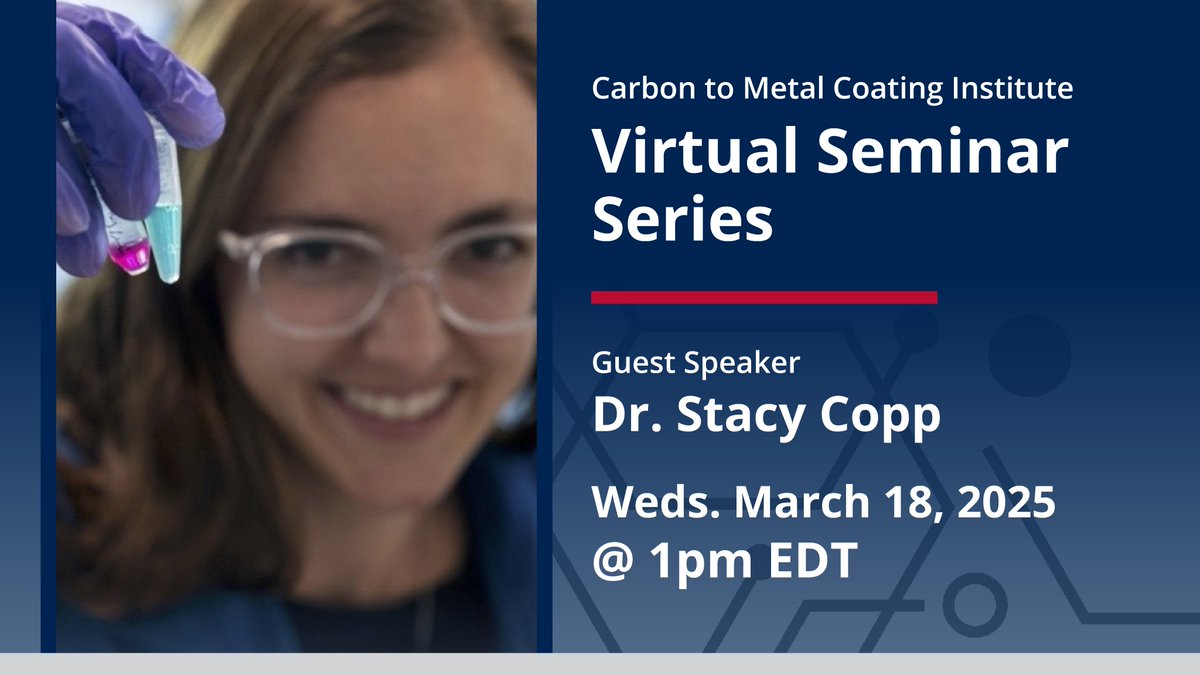 Carbon to Metal Coating Institute (C2MCI) tweet media