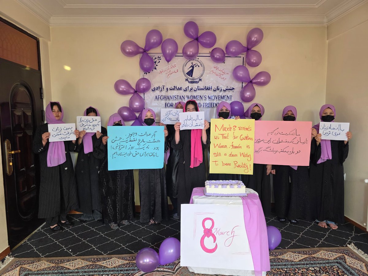 ائتلاف جنبش های اعتراضی زنان افغانستان tweet media
