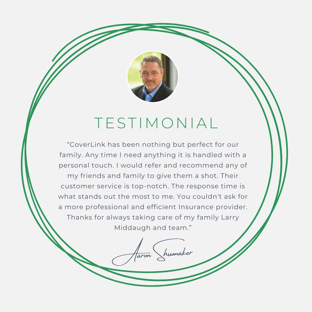 CoverLinkIns's tweet photo. #TestimonialTuesday #testimony #InsuranceSavings #localagent #getlinked #coverlink #coverlinkinsurance #shoplocal https://t.co/3bZ3eLAg3u