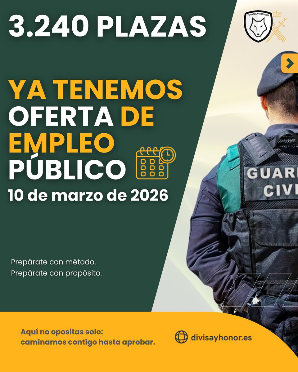 DIVISA y HONOR - Oposiciones a la Guardia Civil tweet media