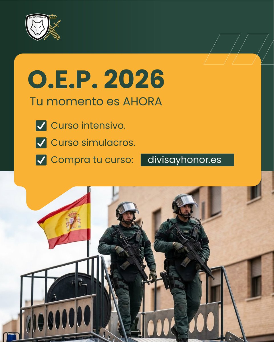DIVISA y HONOR - Oposiciones a la Guardia Civil tweet media