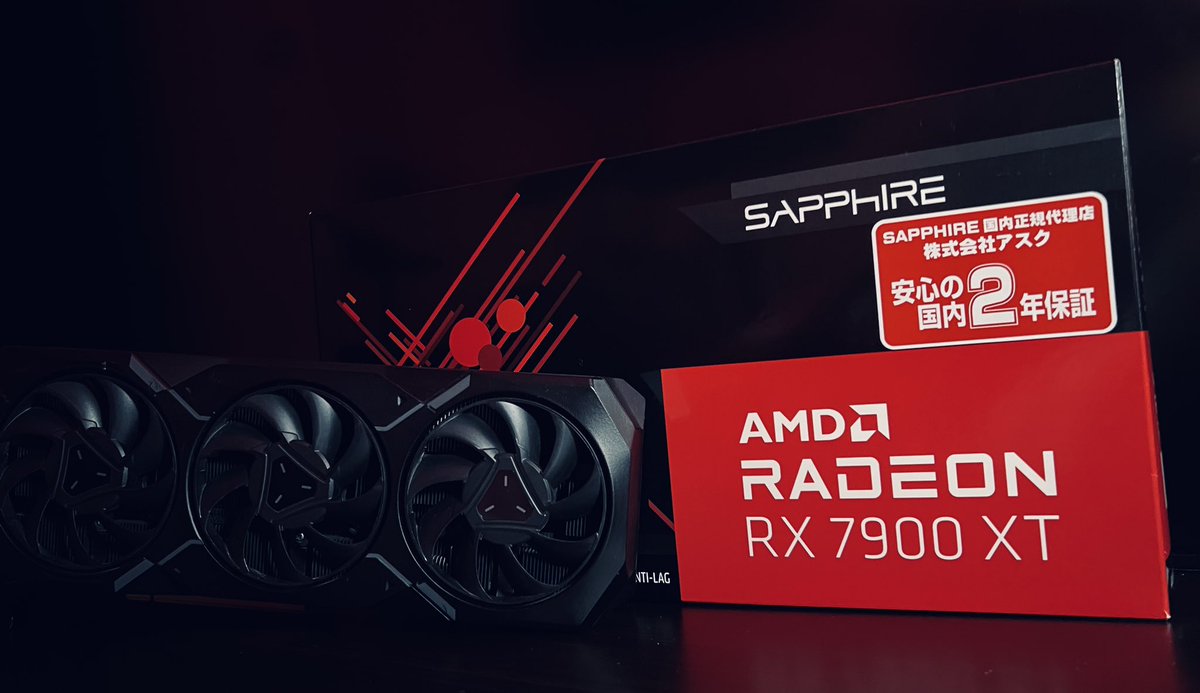orotiXD's tweet photo. VRはもう少し先...
 #RX7900xt #Radeon https://t.co/FiUkQNiH3g