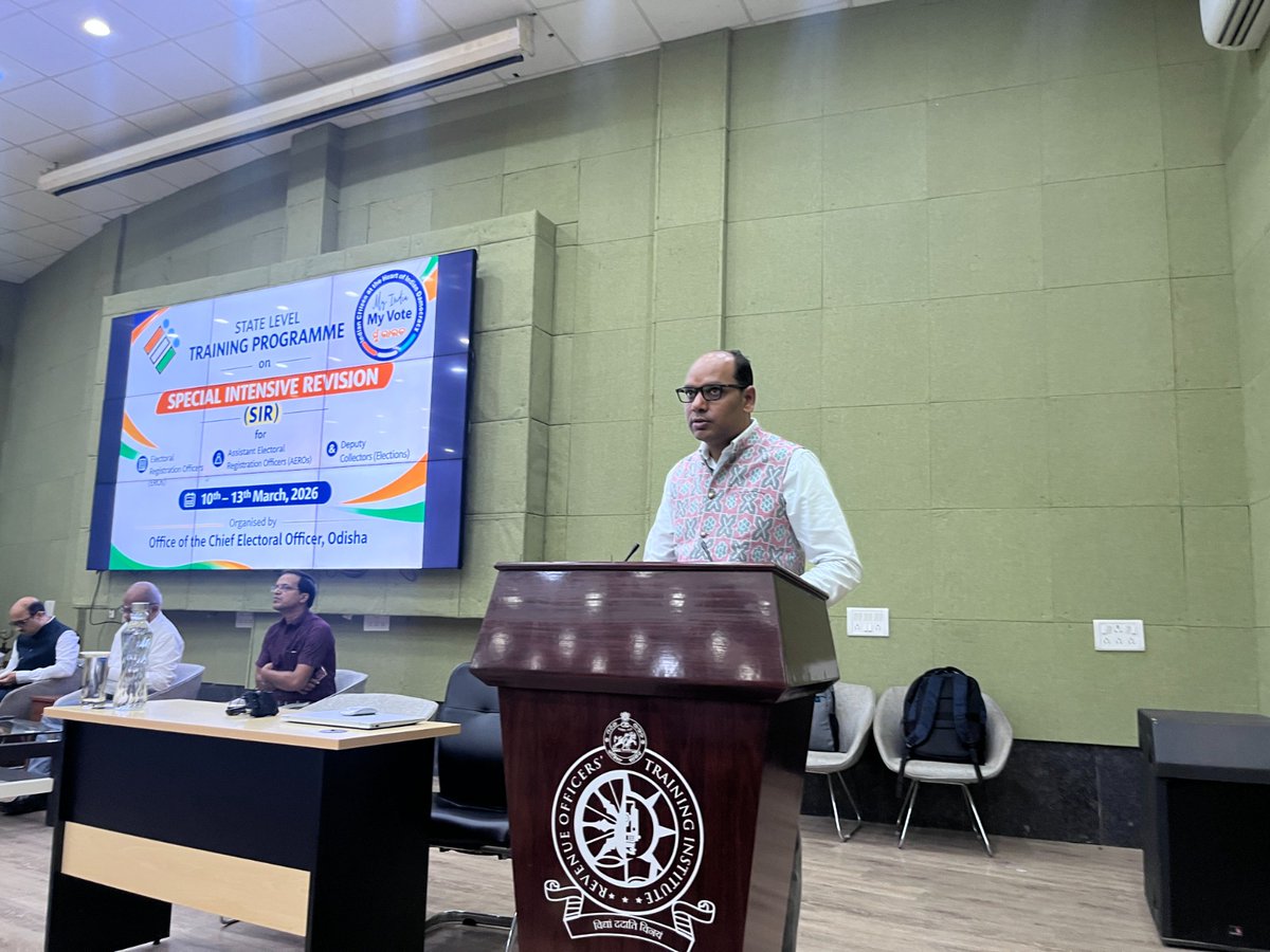 Chief Electoral Officer, Odisha tweet media